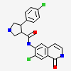 (3S,4R)-N-(7-chloro-1-oxo-1,4-dihydroisoquinolin-6-yl)-4-(4-chlorophenyl)pyrrolidine-3-carboxamide