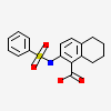 2-[(phenylsulfonyl)amino]-5,6,7,8-tetrahydronaphthalene-1-carboxylic Acid