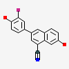 3-(3-FLUORO-4-HYDROXYPHENYL)-7-HYDROXY-1-NAPHTHONITRILE