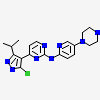 4-[5-chloro-3-(1-methylethyl)-1H-pyrazol-4-yl]-N-(5-piperazin-1-ylpyridin-2-yl)pyrimidin-2-amine
