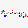 (2E)-N-[(1,2-dimethyl-1H-indol-3-yl)methyl]-N-methyl-3-(7-oxo-5,6,7,8-tetrahydro-1,8-naphthyridin-3-yl)prop-2-enamide