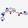 3-{5-oxo-3-[1-(piperidin-4-yl)-1H-pyrazol-4-yl]-5H-benzo[4,5]cyclohepta[1,2-b]pyridin-7-yl}-N-(pyridin-2-ylmethyl)propanamide