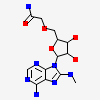 5'-O-(2-amino-2-oxoethyl)-8-(methylamino)adenosine