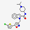 1-{[5-(5-CHLORO-2-THIENYL)ISOXAZOL-3-YL]METHYL}-N-(1-ISOPROPYLPIPERIDIN-4-YL)-1H-INDOLE-2-CARBOXAMIDE