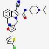 1-{[5-(5-CHLORO-2-THIENYL)ISOXAZOL-3-YL]METHYL}-3-CYANO-N-(1-ISOPROPYLPIPERIDIN-4-YL)-7-METHYL-1H-INDOLE-2-CARBOXAMIDE