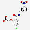 (5-CHLORO-2-{[(3-NITROBENZYL)AMINO]CARBONYL}PHENOXY)ACETIC ACID