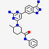 (3S,6R)-1-[2-amino-6-(3-amino-2H-indazol-6-yl)pyrimidin-4-yl]-6-methyl-N-phenylpiperidine-3-carboxamide