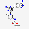 Tert-butyl {(3r,6s)-1-[2-amino-6-(3-amino-2h-indazol-6-yl)pyrimidin-4-yl]-6-methylpiperidin-3-yl}carbamate