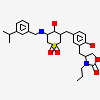 (4s)-4-(2-Hydroxy-5-{[(3s,4s,5r)-4-Hydroxy-1,1-Dioxido-5-{[3-(Propan-2-Yl)benzyl]amino}tetrahydro-2h-Thiopyran-3-Yl]methyl}benzyl)-3-Propyl-1,3-Oxazolidin-2-One