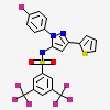 N-[1-(4-FLUOROPHENYL)-3-(2-THIENYL)-1H-PYRAZOL-5-YL]-3,5-BIS(TRIFLUOROMETHYL)BENZENESULFONAMIDE