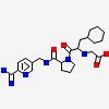 2-((R)-1-((S)-2-(N-(6-Carbamimidoylpyridin-3-Yl)methylcarbamoyl)-2h-Pyrrol-1(5h)-Yl)-3-Cyclohexyl-1-Oxopropan-2-Ylamino)acetic Acid