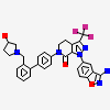 1-(3-Amino-1,2-Benzisoxazol-5-Yl)-6-(2'-{[(3r)-3-Hydroxypyrrolidin-1-Yl]methyl}biphenyl-4-Yl)-3-(Trifluoromethyl)-1,4,5,6-Tetrahydro-7h-Pyrazolo[3,4-C]pyridin-7-One