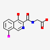 N-[(4-HYDROXY-8-IODOISOQUINOLIN-3-YL)CARBONYL]GLYCINE