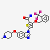 5-{6-[(1-methylpiperidin-4-yl)oxy]-1H-benzimidazol-1-yl}-3-{[2-(trifluoromethyl)benzyl]oxy}thiophene-2-carboxamide