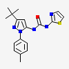 1-[3-tert-butyl-1-(4-methylphenyl)-1H-pyrazol-5-yl]-3-(1,3-thiazol-2-yl)urea