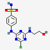 4-({4-chloro-6-[(2-hydroxyethyl)amino]-1,3,5-triazin-2-yl}amino)benzenesulfonamide