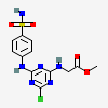 methyl N-{4-chloro-6-[(4-sulfamoylphenyl)amino]-1,3,5-triazin-2-yl}glycinate