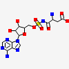 5'-O-(L-alpha-aspartylsulfamoyl)adenosine