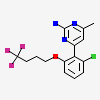 4-[2-chloro-6-(4,4,4-trifluorobutoxy)phenyl]-6-methylpyrimidin-2-amine