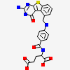 N-[(4-{[(2-amino-4-oxo-3,4-dihydro[1]benzothieno[2,3-d]pyrimidin-5-yl)methyl]amino}phenyl)carbonyl]-L-glutamic acid