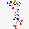 (2S)-2-(5-{[(2-amino-4-oxo-3,4-dihydro[1]benzothieno[2,3-d]pyrimidin-5-yl)methyl]amino}-1-oxo-1,3-dihydro-2H-isoindol-2-yl)pentanedioic acid