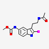 methyl {3-[2-(acetylamino)ethyl]-2-iodo-1H-indol-5-yl}carbamate