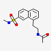 N-{2-[7-(methylsulfamoyl)naphthalen-1-yl]ethyl}acetamide