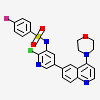 N-{2-chloro-5-[4-(morpholin-4-yl)quinolin-6-yl]pyridin-3-yl}-4-fluorobenzenesulfonamide