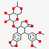 (5S,5aR,8aR,9R)-9-(4-hydroxy-3,5-dimethoxyphenyl)-8-oxo-5,5a,6,8,8a,9-hexahydrofuro[3',4':6,7]naphtho[2,3-d][1,3]dioxol -5-yl 4,6-O-[(1R)-ethylidene]-beta-D-glucopyranoside