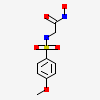 N-hydroxy-N~2~-[(4-methoxyphenyl)sulfonyl]glycinamide