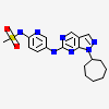 N-{5-[(1-cycloheptyl-1H-pyrazolo[3,4-d]pyrimidin-6-yl)amino]pyridin-2-yl}methanesulfonamide