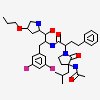 (2S)-2-[(3R)-3-(acetylamino)-3-(2-methylpropyl)-2-oxopyrrolidin-1-yl]-N-{(1R,2S)-3-(3,5-difluorophenyl)-1-hydroxy-1-[(2R,4R)-4-propoxypyrrolidin-2-yl]propan-2-yl}-4-phenylbutanamide