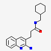 3-(2-aminoquinolin-3-yl)-N-(cyclohexylmethyl)propanamide