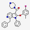 [7-Benzyl-2-(5-Fluoro-2-Methylphenoxy)-1-Phenyl-1h-Pyrrolo[2,3-C]pyridin-3-Yl](Piperazin-1-Yl)methanone