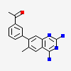1-[3-(2,4-diamino-6-methylquinazolin-7-yl)phenyl]ethanone