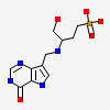[(3S)-4-hydroxy-3-{[(4-oxo-4,5-dihydro-3H-pyrrolo[3,2-d]pyrimidin-7-yl)methyl]amino}butyl]phosphonic acid