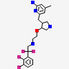 6-{[(3R,4R)-4-(2-{[2-(2,3-difluorophenyl)-2,2-difluoroethyl]amino}ethoxy)pyrrolidin-3-yl]methyl}-4-methylpyridin-2-amine