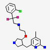 6-{[(3R,4R)-4-(2-{[2-(2-chlorophenyl)-2,2-difluoroethyl]amino}ethoxy)pyrrolidin-3-yl]methyl}-4-methylpyridin-2-amine