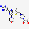 (2S)-1-(4-{[2-(2-aminopyrimidin-5-yl)-7-methyl-4-(morpholin-4-yl)thieno[3,2-d]pyrimidin-6-yl]methyl}piperazin-1-yl)-2-hydroxypropan-1-one