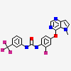 1-{2-fluoro-4-[(5-methyl-5H-pyrrolo[3,2-d]pyrimidin-4-yl)oxy]phenyl}-3-[3-(trifluoromethyl)phenyl]urea