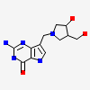 2-amino-7-{[(3R,4R)-3-hydroxy-4-(hydroxymethyl)pyrrolidin-1-yl]methyl}-3,5-dihydro-4H-pyrrolo[3,2-d]pyrimidin-4-one