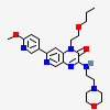 7-(6-methoxypyridin-3-yl)-3-{[2-(morpholin-4-yl)ethyl]amino}-1-(2-propoxyethyl)pyrido[3,4-b]pyrazin-2(1H)-one