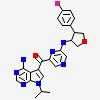 [4-amino-7-(propan-2-yl)-7H-pyrrolo[2,3-d]pyrimidin-5-yl](6-{[(3S,4R)-4-(4-fluorophenyl)tetrahydrofuran-3-yl]amino}pyrazin-2-yl)methanone