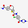 N~2~-{2-chloro-4-[(4-methylpiperazin-1-yl)carbonyl]phenyl}-N~2~,N~8~-dimethyl-4,5-dihydrothieno[3,2-d][1]benzoxepine-2,8-dicarboxamide