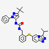 1-(3-tert-butyl-1-phenyl-1h-pyrazol-5-yl)-3-(2-{[3-(1-methylethyl)[1,2,4]triazolo[4,3-a]pyridin-6-yl]sulfanyl}benzyl)urea