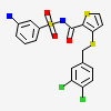 N-[(3-aminophenyl)sulfonyl]-3-[(3,4-dichlorobenzyl)sulfanyl]thiophene-2-carboxamide