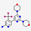 5-[2,6-di(morpholin-4-yl)pyrimidin-4-yl]-4-(trifluoromethyl)pyridin-2-amine
