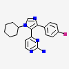 4-[1-cyclohexyl-4-(4-fluorophenyl)-1H-imidazol-5-yl]pyrimidin-2-amine