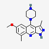 6-methoxy-3,8-dimethyl-4-(piperazin-1-yl)-1H-pyrazolo[3,4-b]quinoline