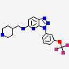 N-(piperidin-4-ylmethyl)-3-[3-(trifluoromethyloxy)phenyl]-[1,2,3]triazolo[4,5-b]pyridin-5-amine